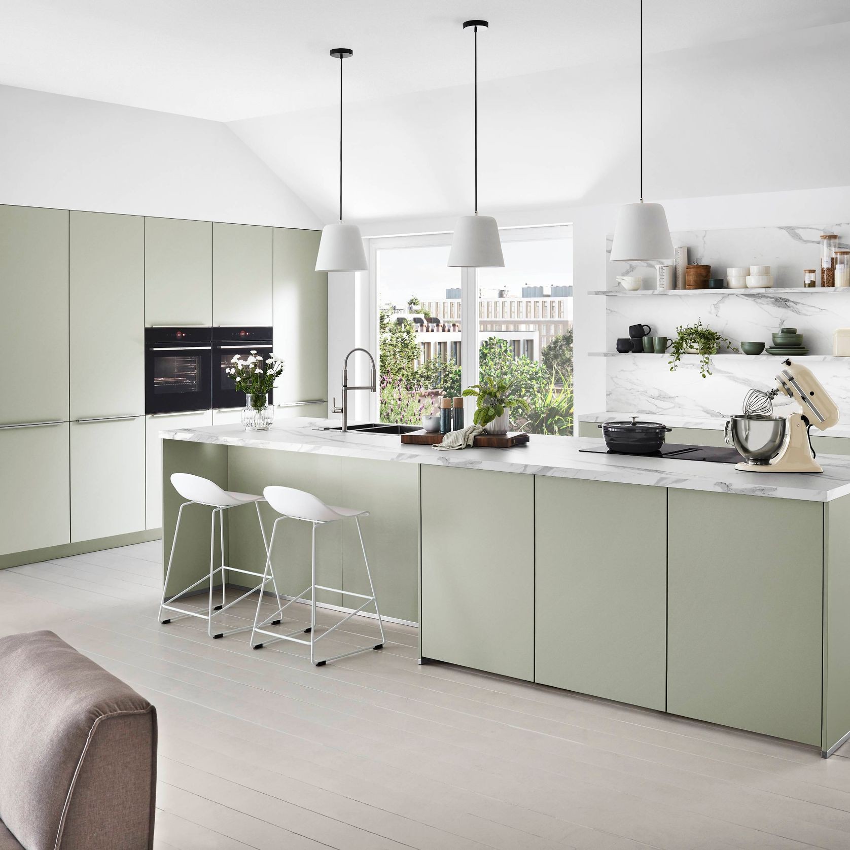 Senso Lacquered Matt Kitchen Cabinetry gallery detail image