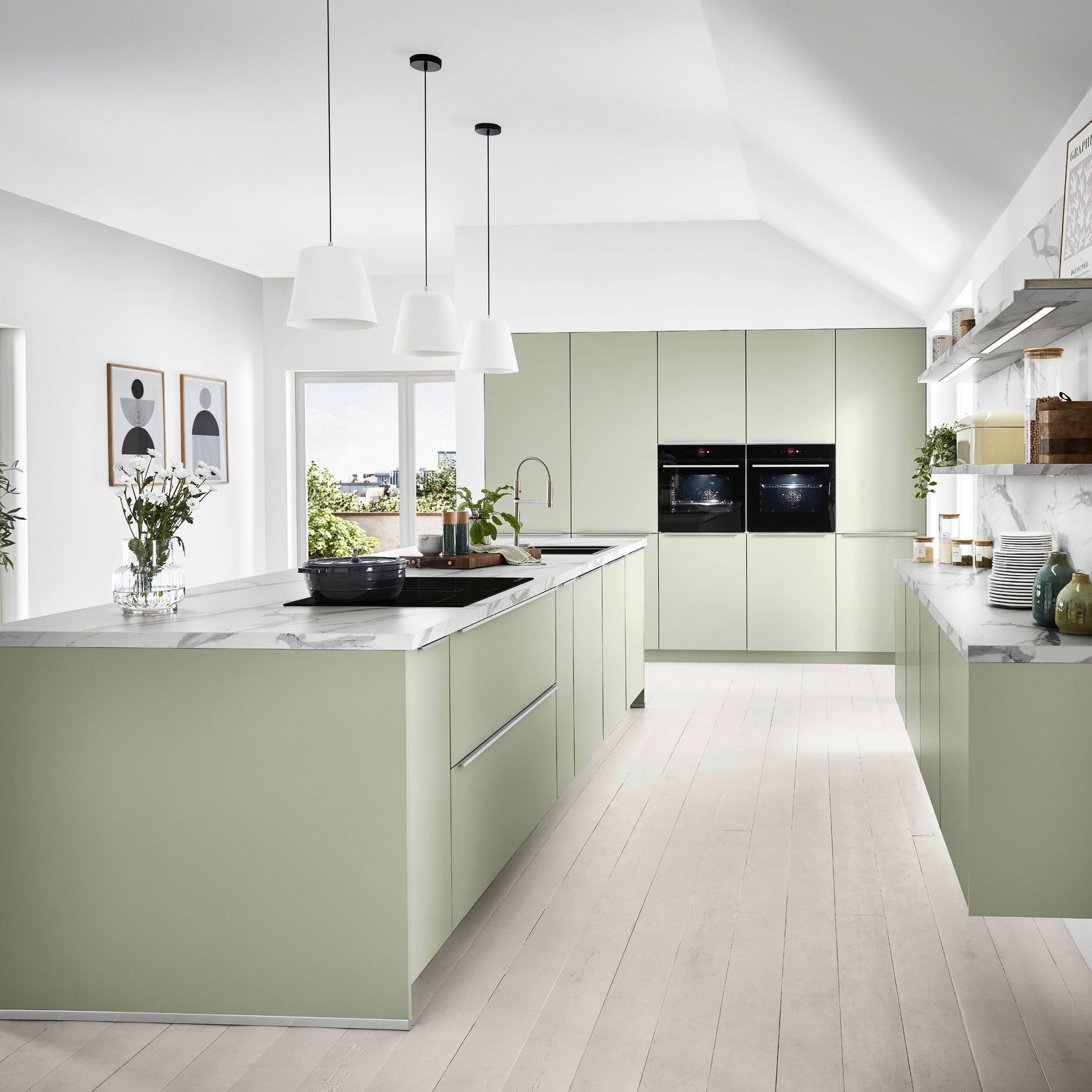 Senso Lacquered Matt Kitchen Cabinetry gallery detail image