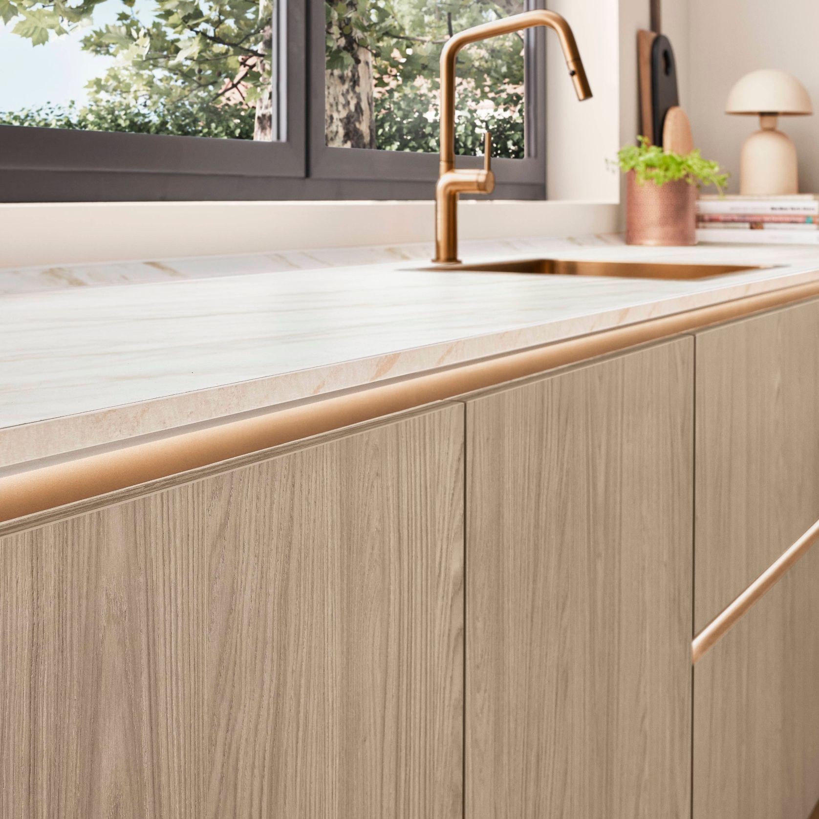 Como Oak Laminate Cabinetry gallery detail image