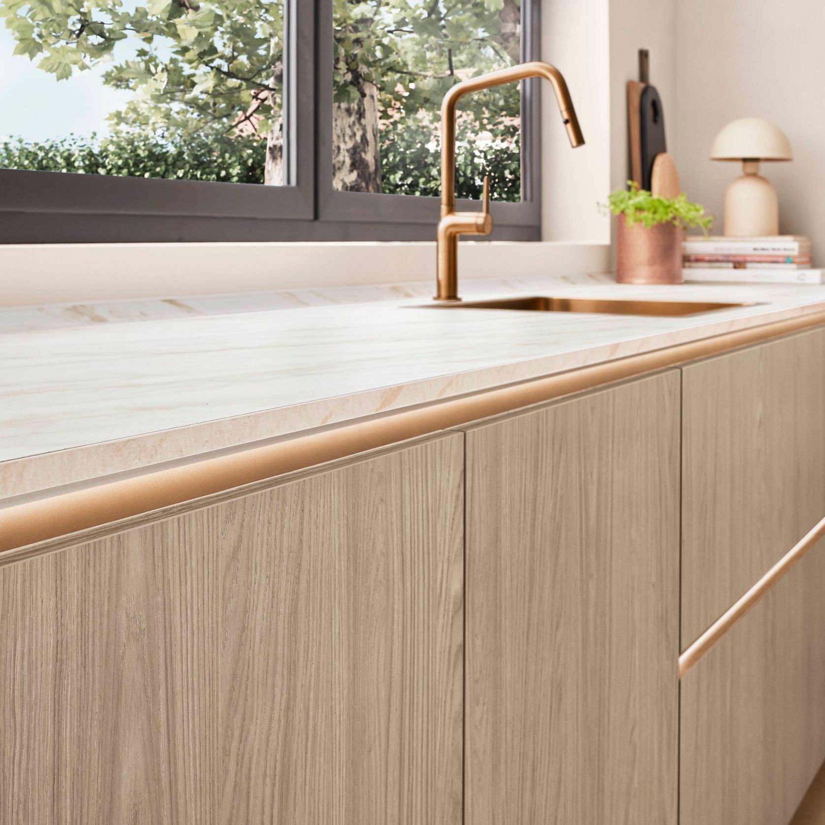 Como Oak Laminate Cabinetry gallery detail image