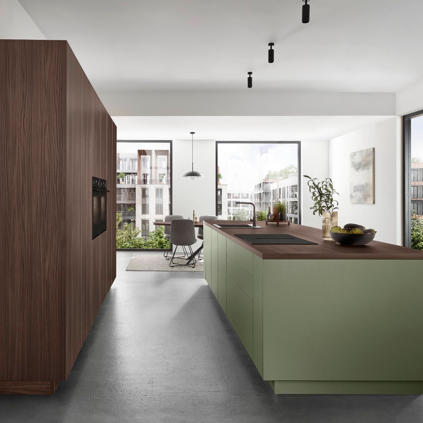Senso Lacquered Matt Kitchen Cabinetry gallery detail image