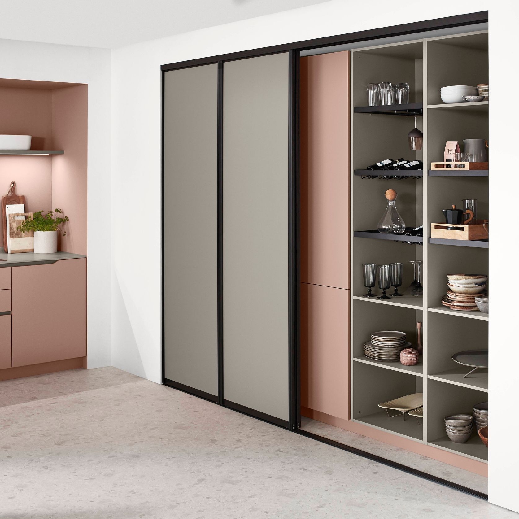 Senso Lacquered Matt Kitchen Cabinetry gallery detail image