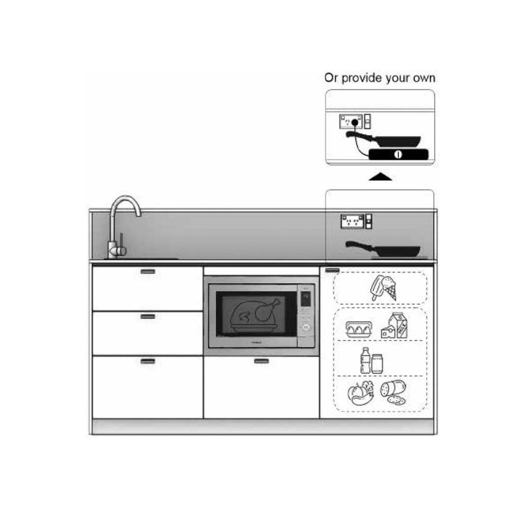 Seoul | Prefabricated Kitchen gallery detail image