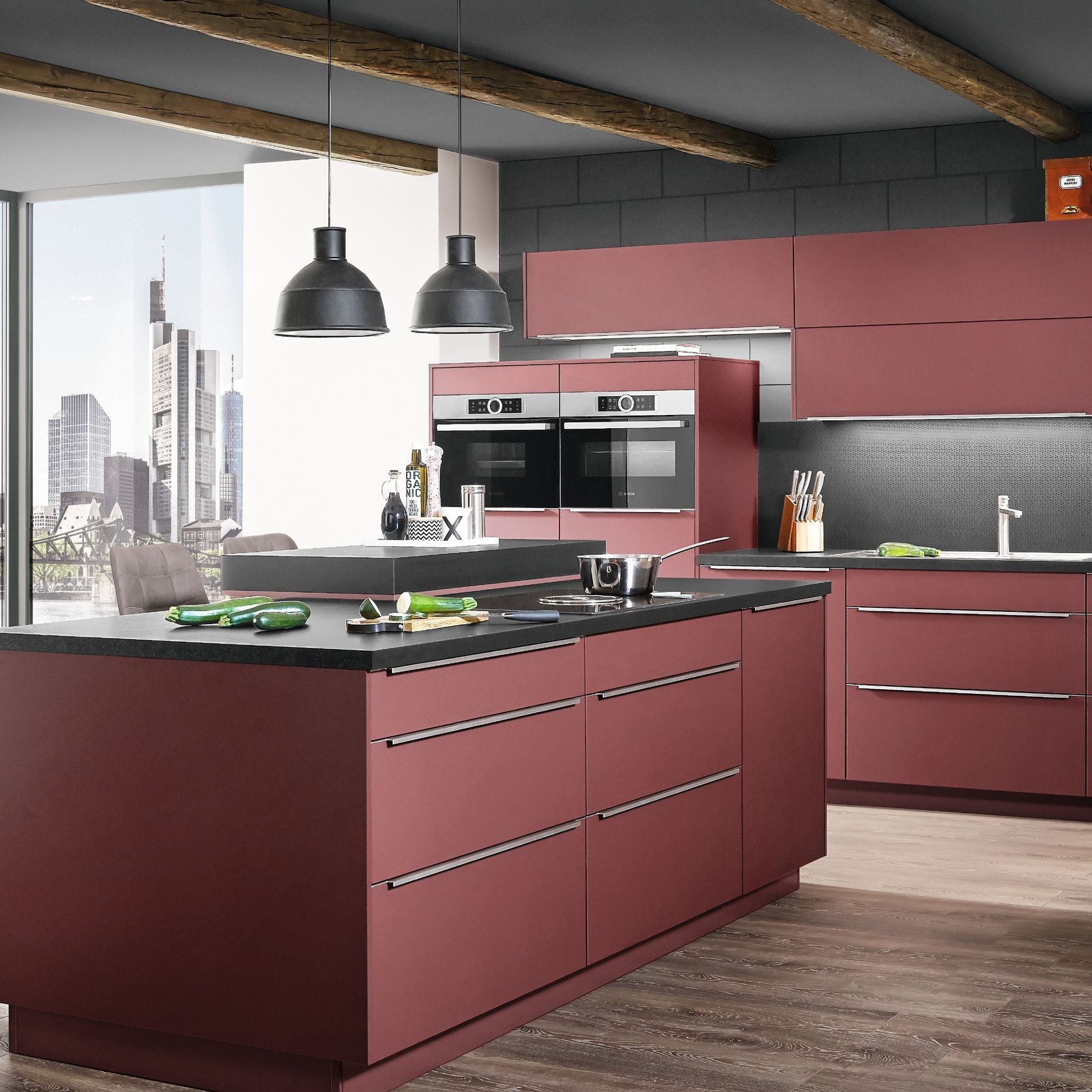 Easytouch Ultramatt Lacquered Kitchen Cabinetry gallery detail image