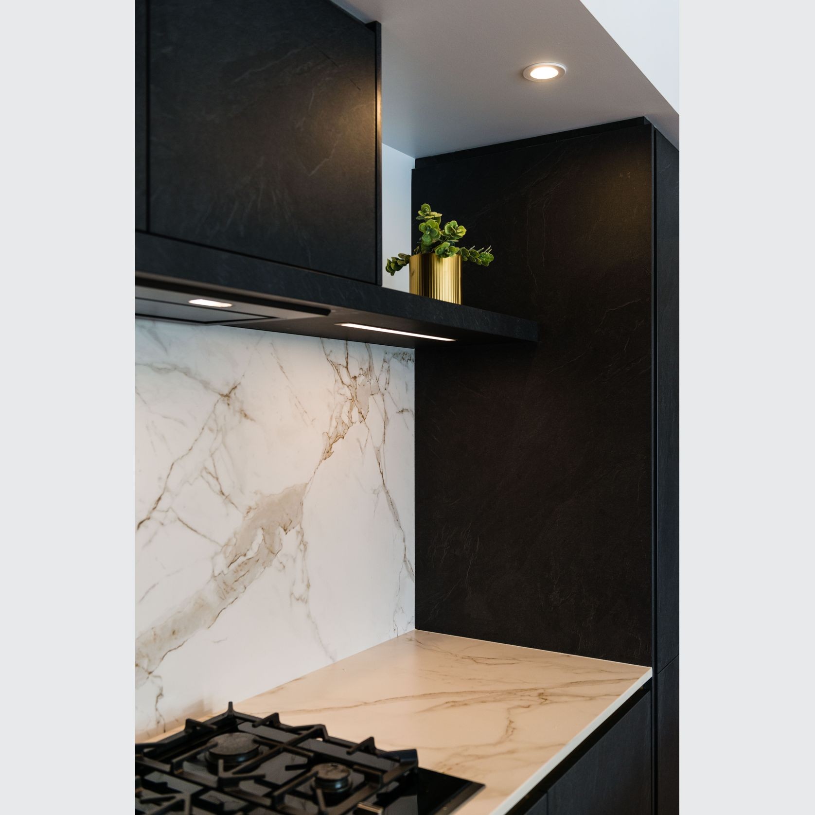 Stone Art Laminate Kitchen Cabinetry gallery detail image