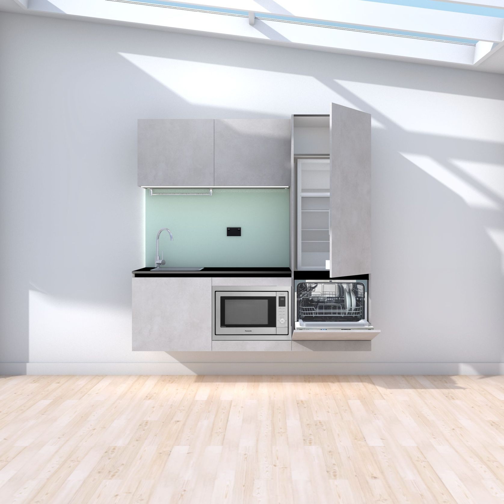 Unfloored 1800 Floating Kitchenette gallery detail image