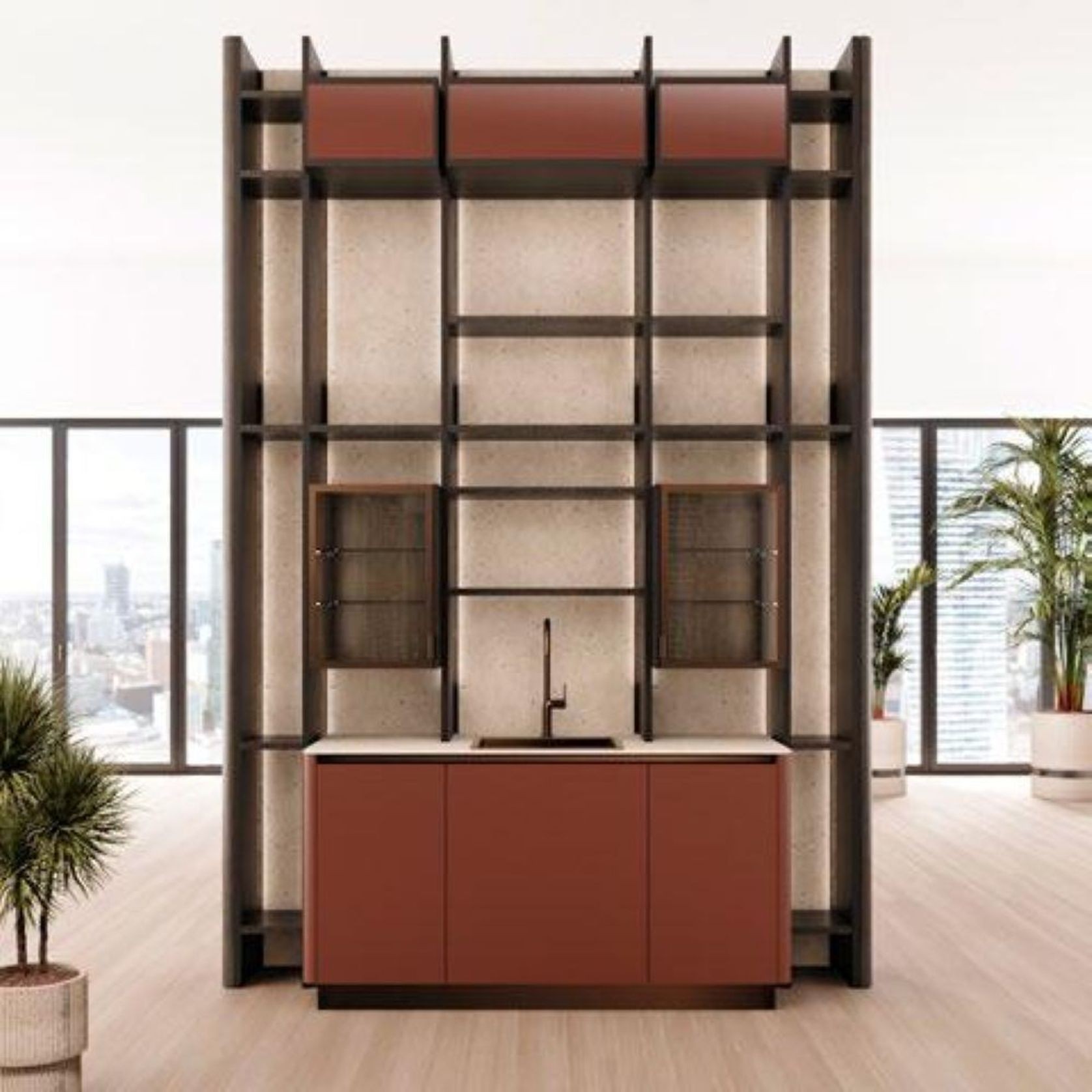 Curved Kitchen Cabinetry by Leicht gallery detail image
