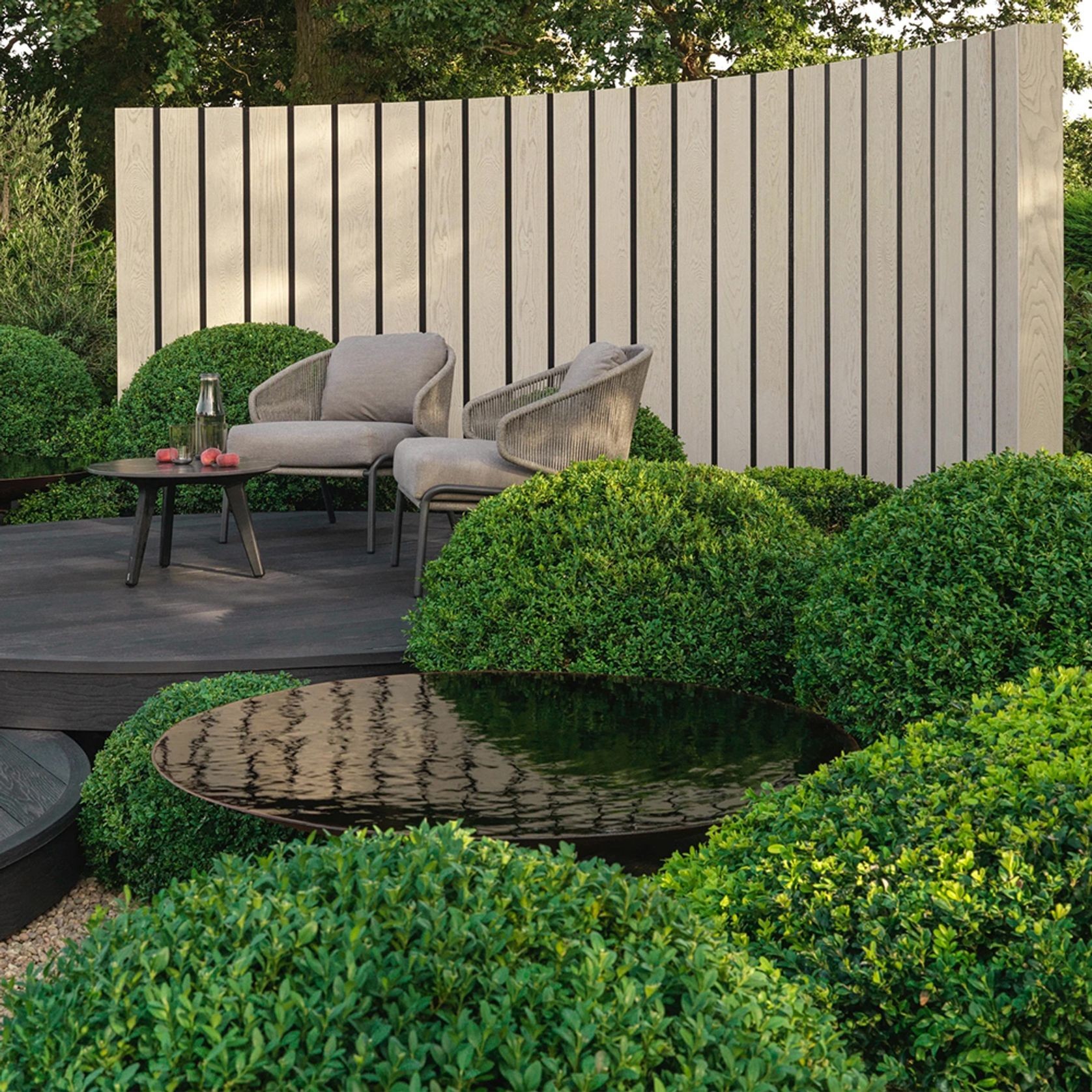 Millboard Envello Shadow Line Cladding | Limed Oak gallery detail image