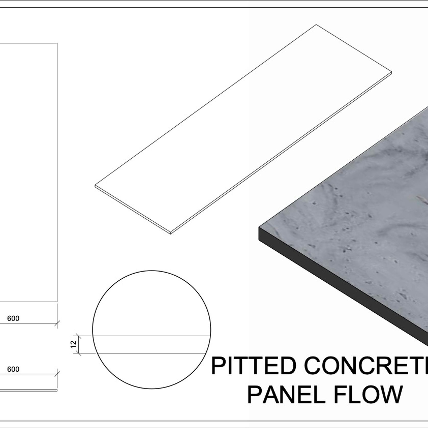 Pitted Concrete  Wall Panel gallery detail image