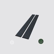 Acupanel® | Black | Exterior Composite Slat Wall Panels gallery detail image