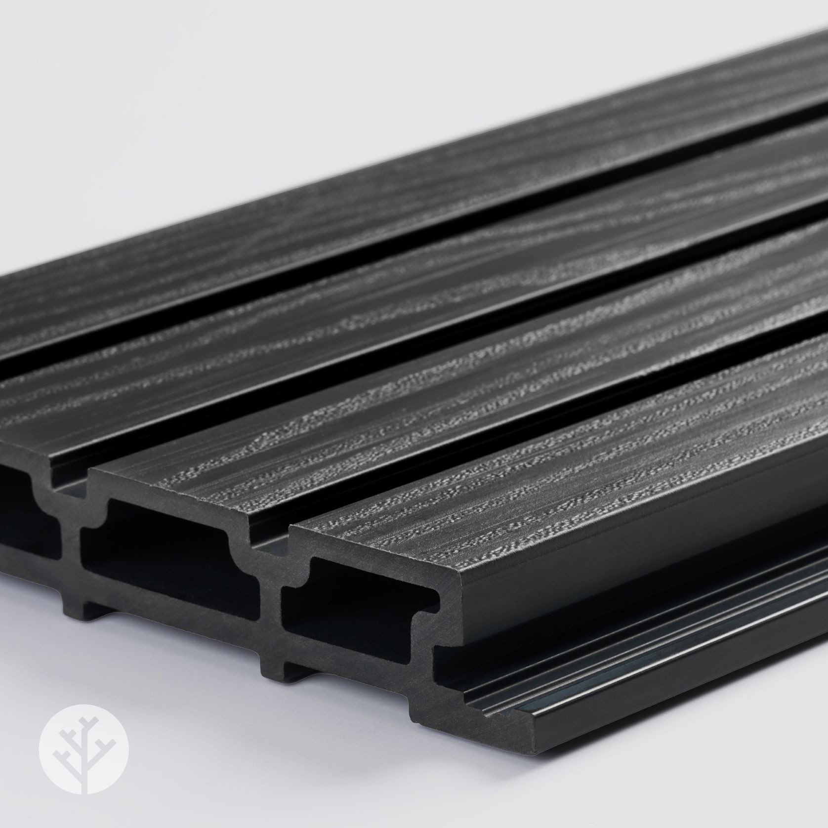 Acupanel® | Black | Exterior Composite Slat Wall Panels gallery detail image