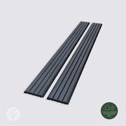 Acupanel® | Grey | Exterior Composite Slat Wall Panels gallery detail image