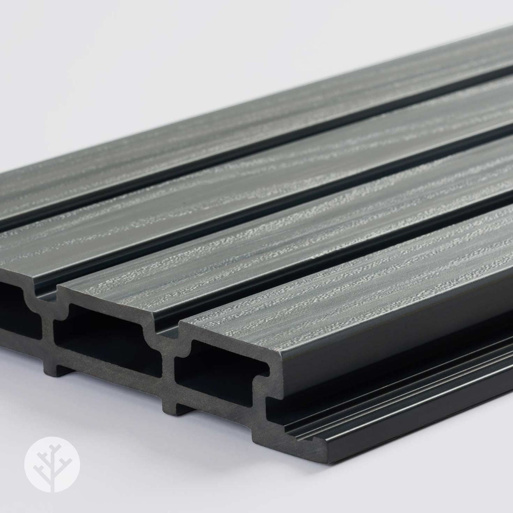 Acupanel® | Grey | Exterior Composite Slat Wall Panels gallery detail image