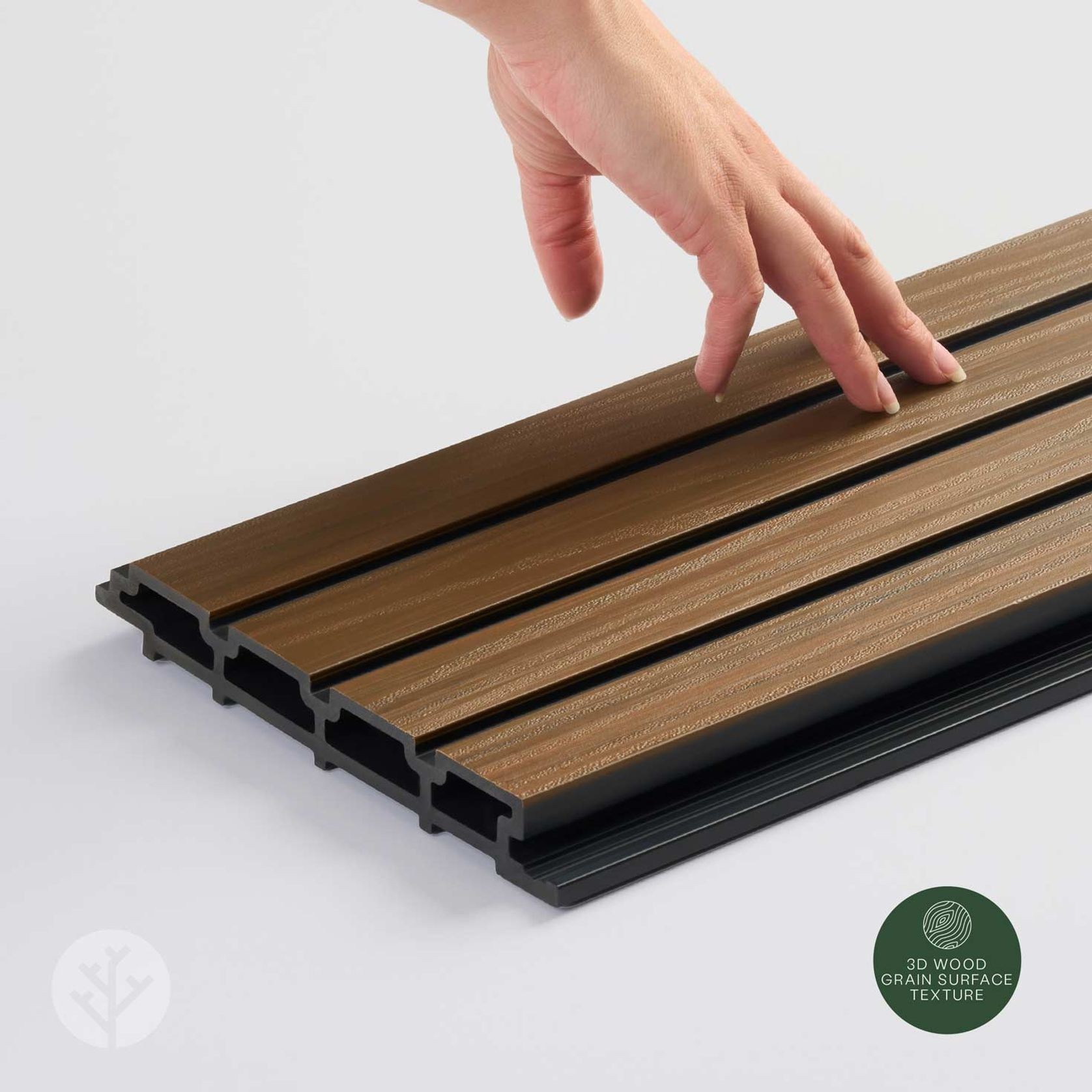 Acupanel® | Oak | Exterior Composite Slat Wall Panels gallery detail image