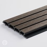 Acupanel® | Walnut | Exterior Composite Slat Wall Panel gallery detail image