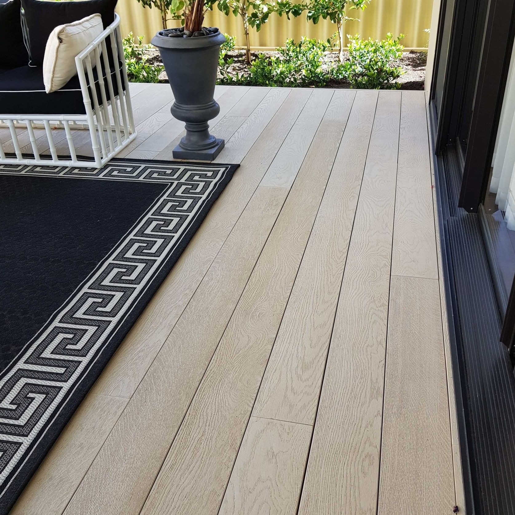 Millboard Limed Oak | Enhanced Grain Decking gallery detail image
