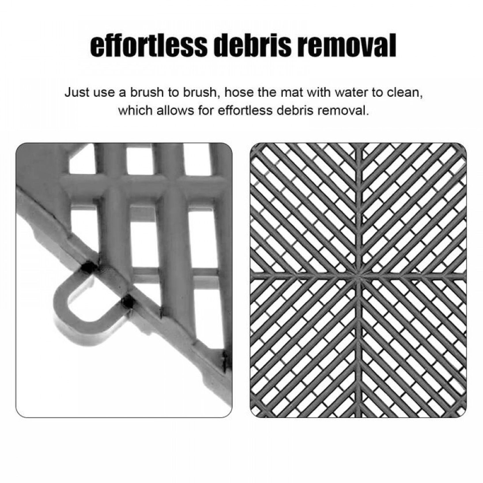 Interlocking Garage Floor Tiles 40x40x1.8 cm Deck Tile gallery detail image