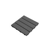 DIY Decking Tiles Black 300*300*20 - Pack of 10 gallery detail image