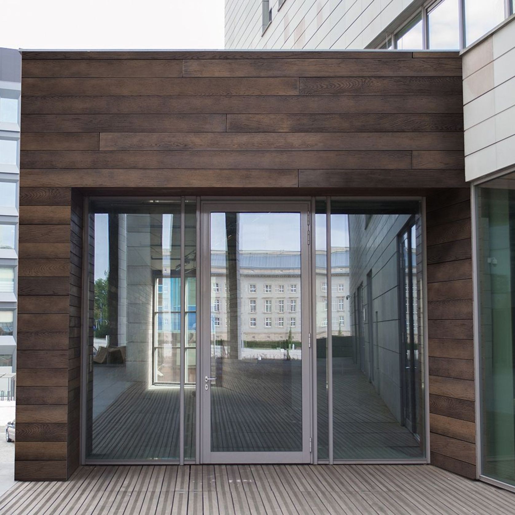 Millboard Envello Shadow Line Cladding | Antique Oak gallery detail image
