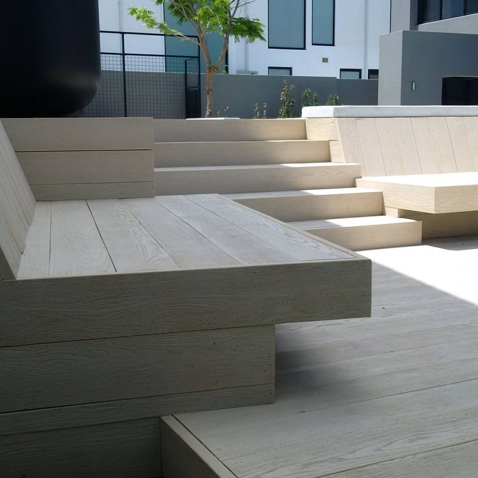 Limed Oak | Enhanced Grain Decking gallery detail image