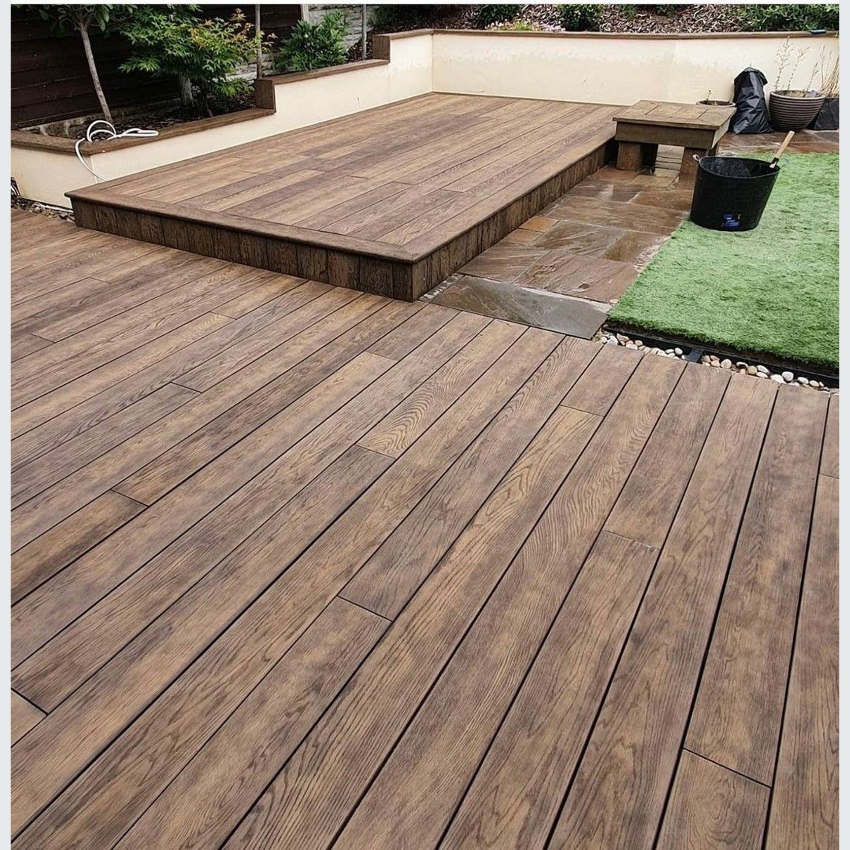Millboard Antique Oak | Enhanced Grain Decking gallery detail image