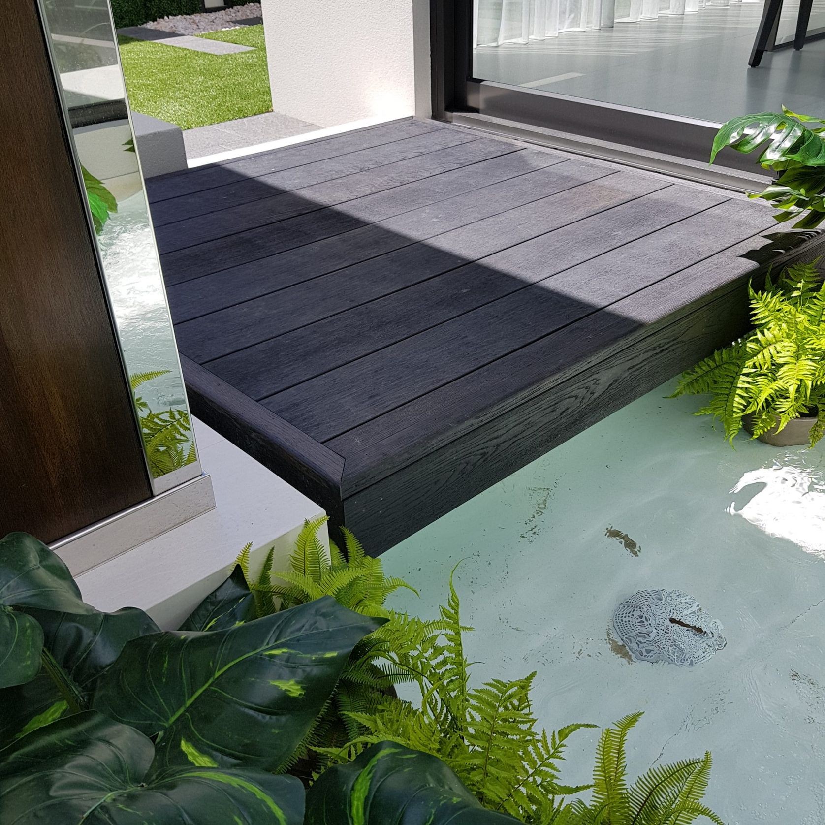 Millboard Burnt Cedar | Enhanced Grain Decking gallery detail image