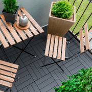DIY Decking Tiles Black 300*300*20 - Pack of 10 gallery detail image