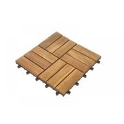 Acacia Hardwood Deck Tile 300x300x24 - pack of 10 gallery detail image