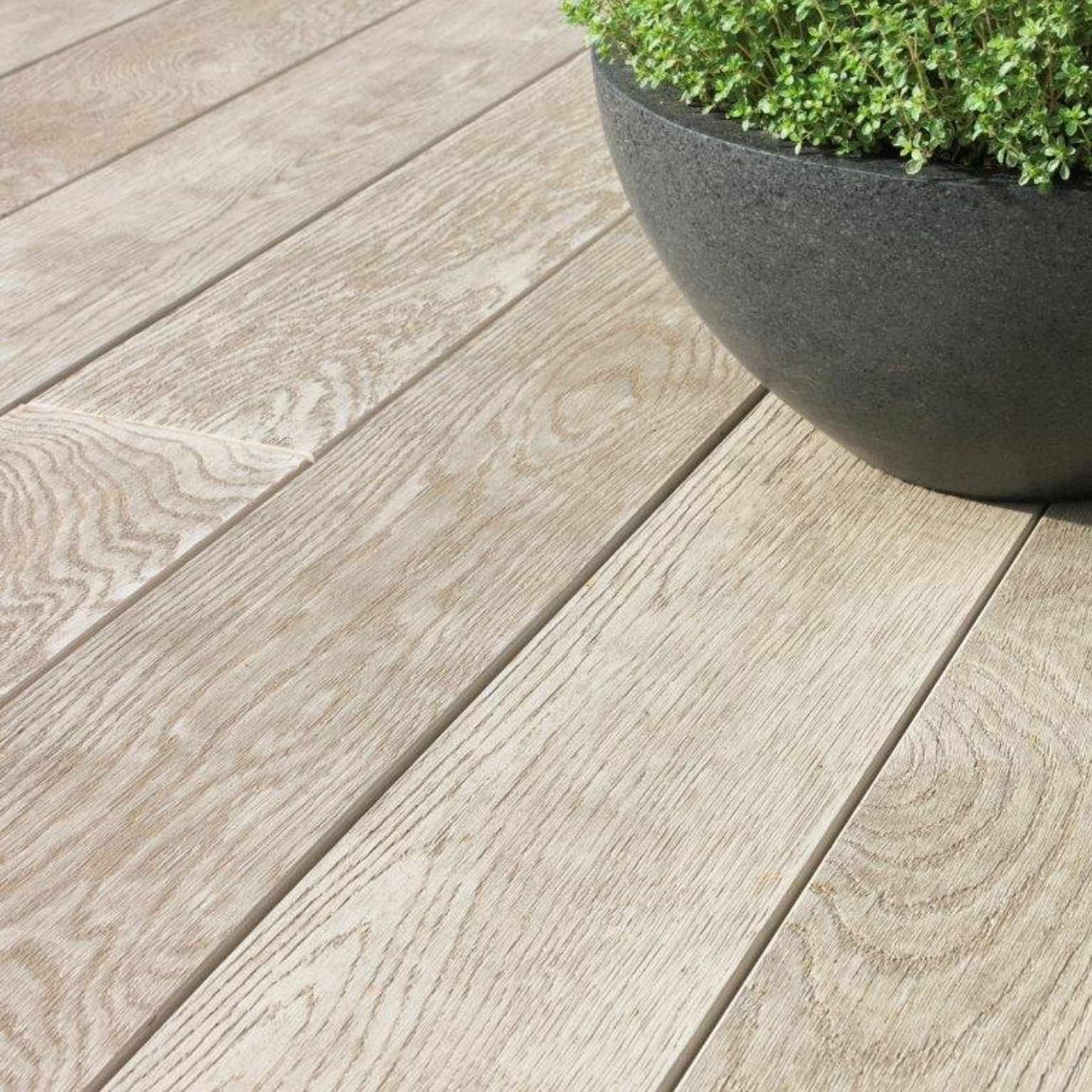 Limed Oak | Enhanced Grain Decking gallery detail image