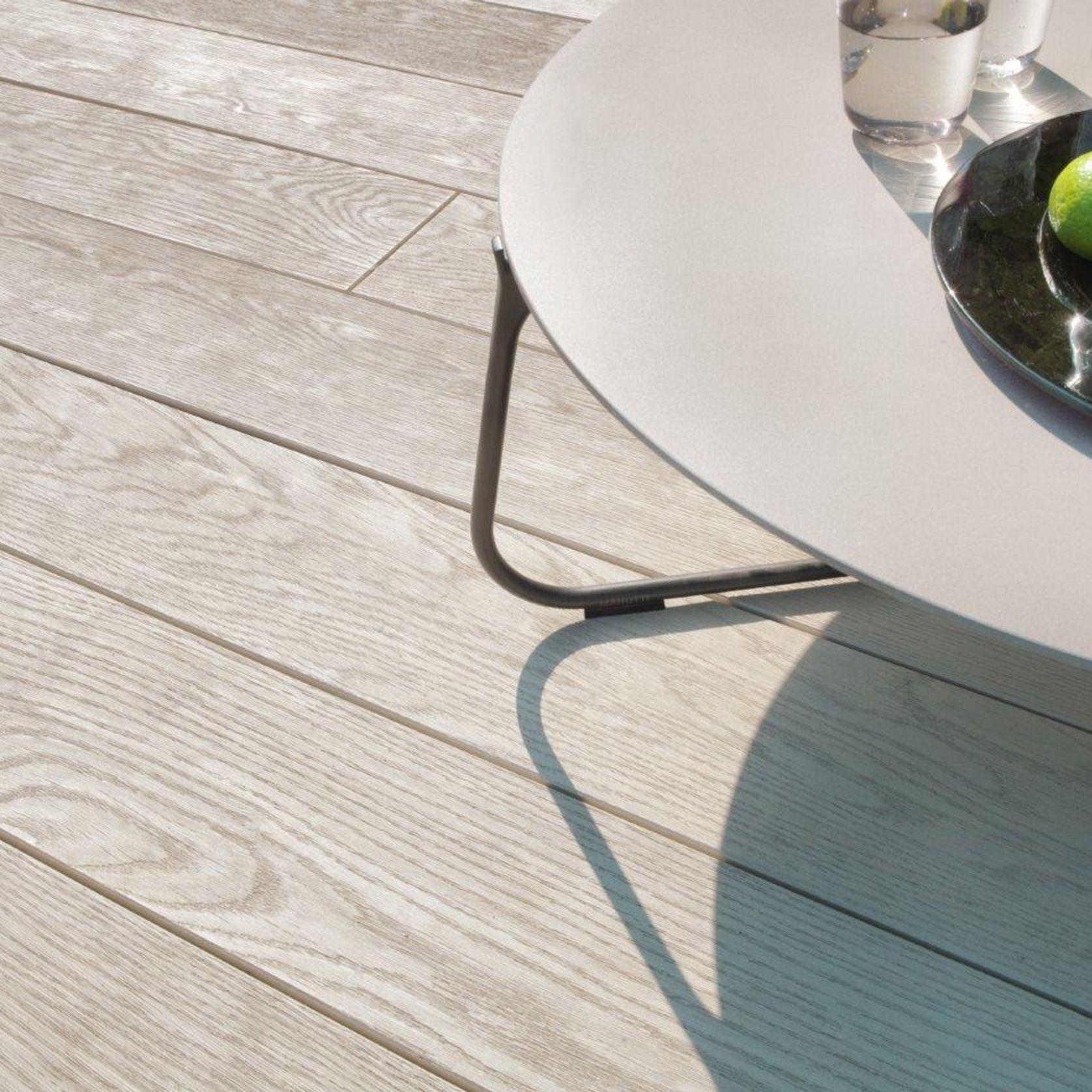 Limed Oak | Enhanced Grain Decking gallery detail image