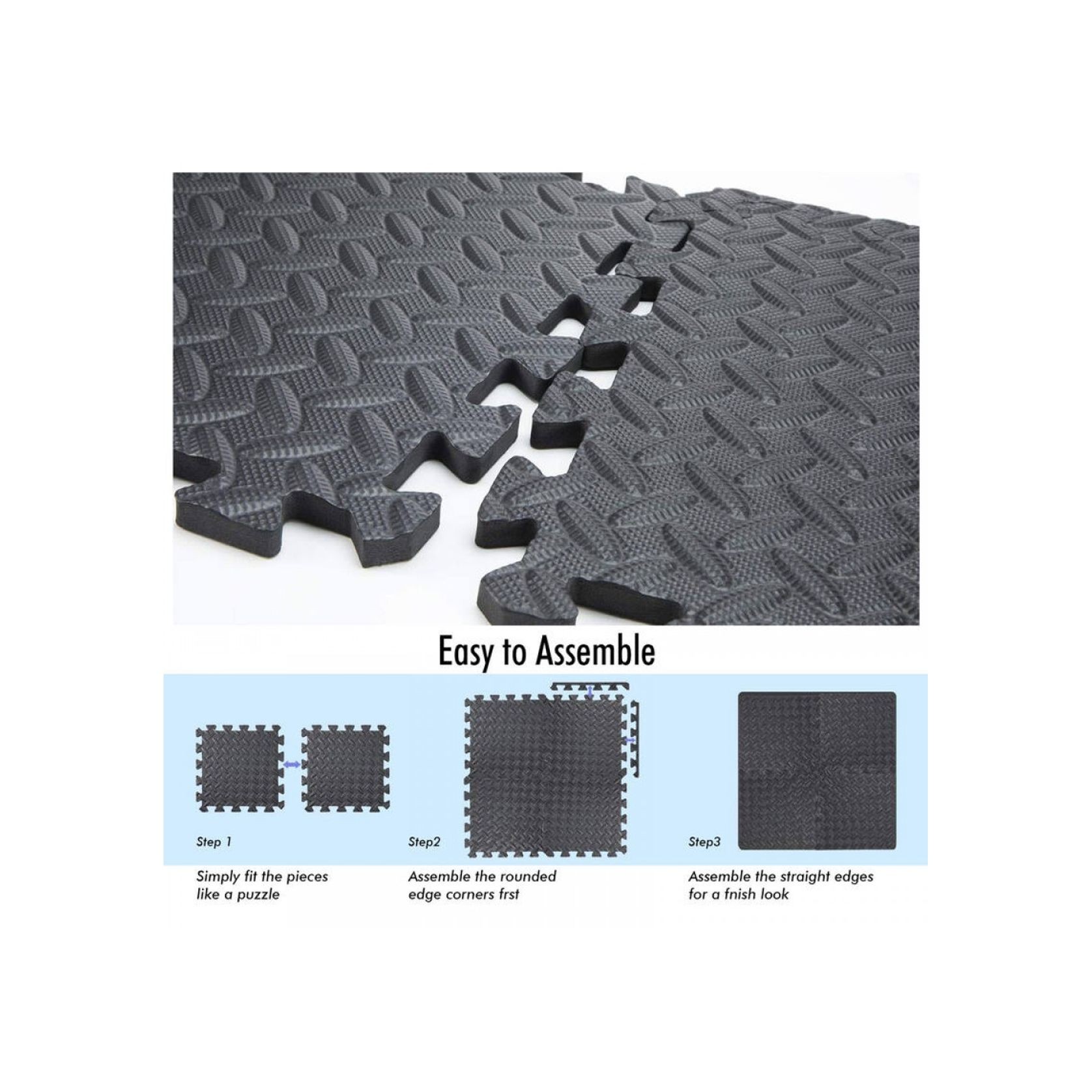 Foam Tiles Protective Flooring Gym Mat - 12Tiles gallery detail image