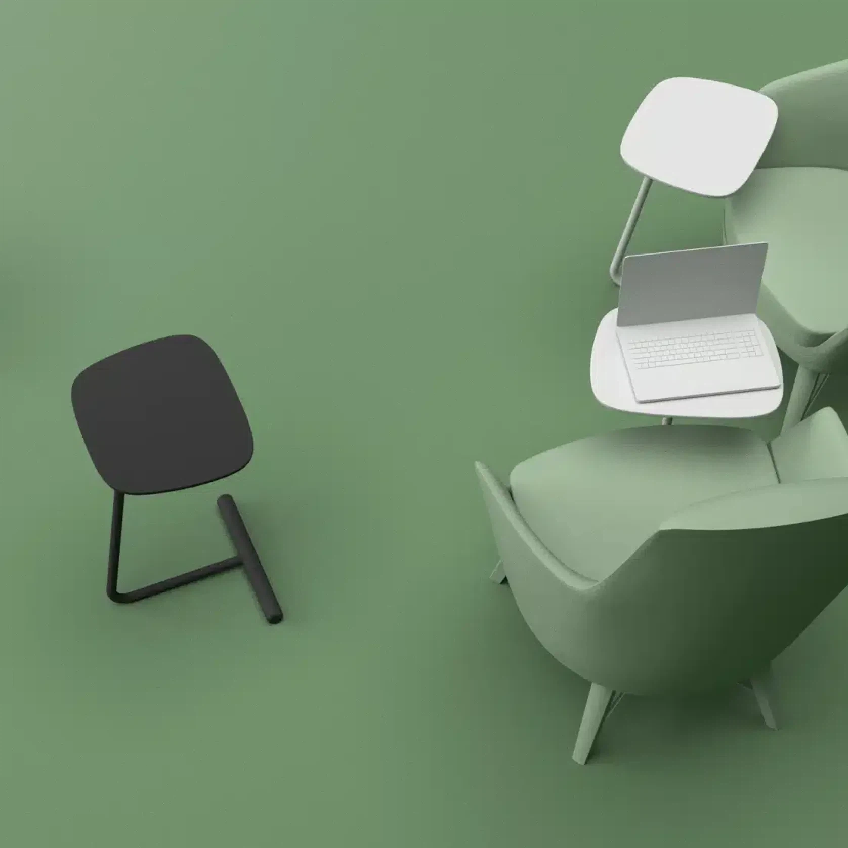 Keily Laptop Table gallery detail image