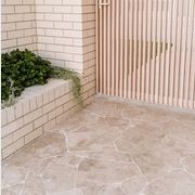 Crazy Pave - Almond Travertine gallery detail image