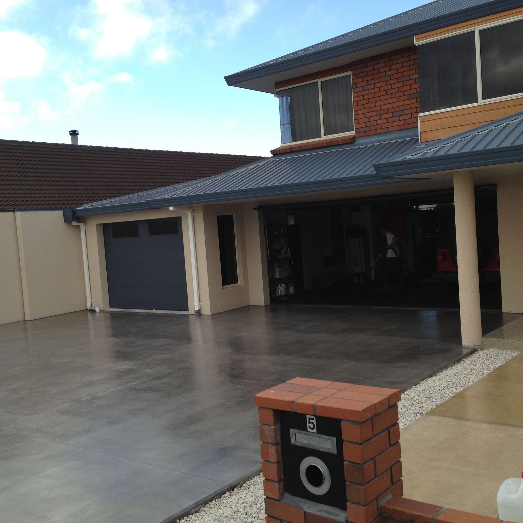 Acid Wash Exterior Concrete Finish ArchiPro NZ