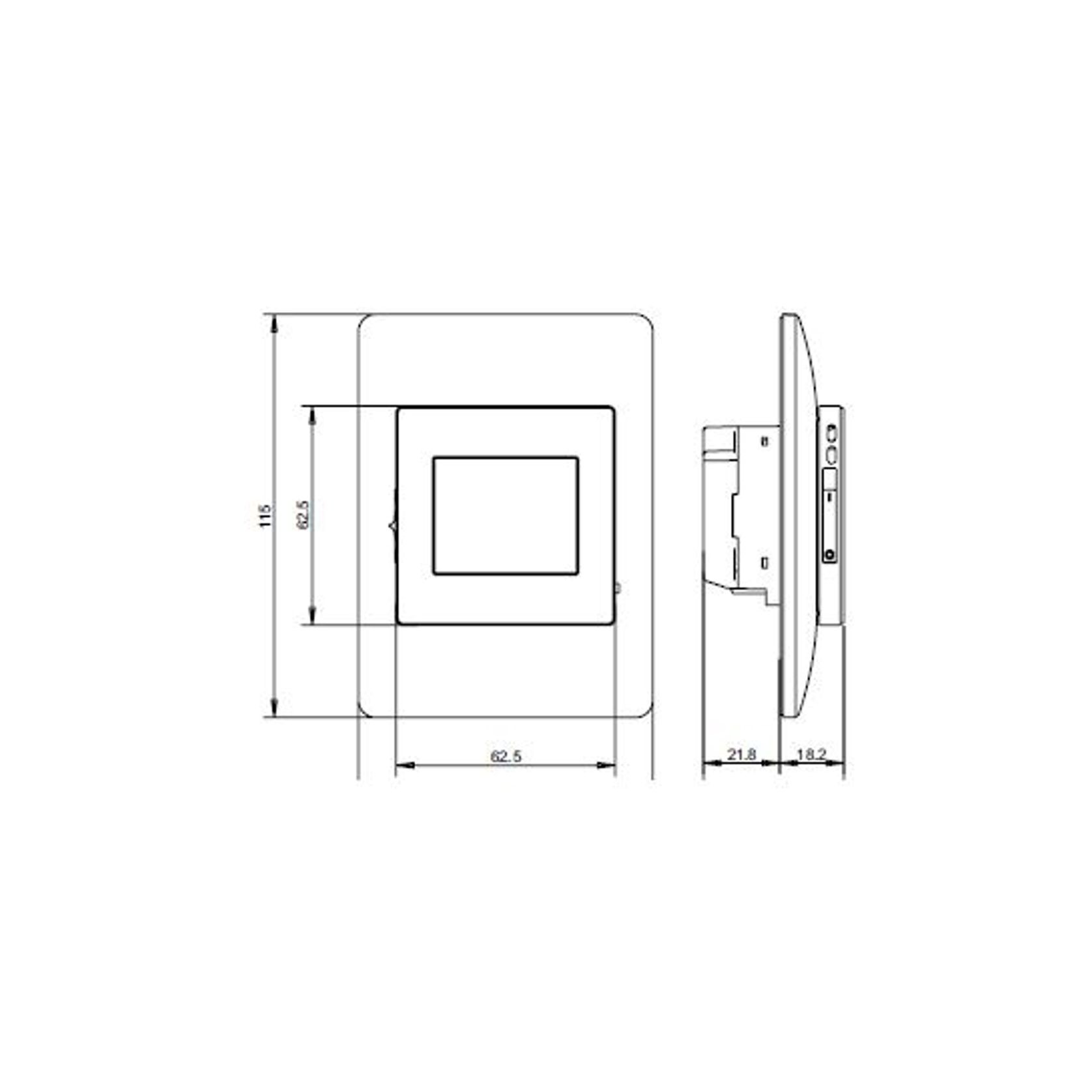 MWD5 WiFi Touch Screen Programmable Thermostat gallery detail image