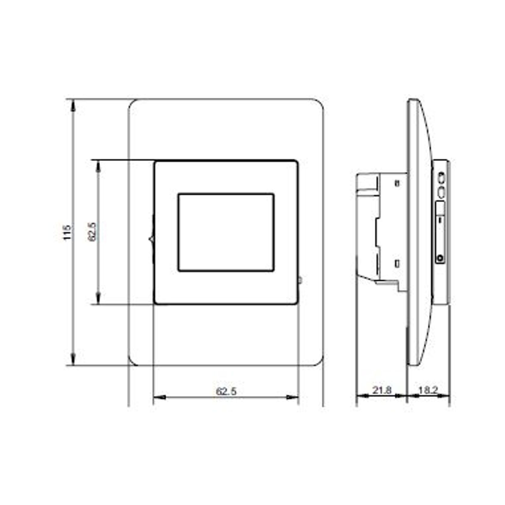 MWD5 WiFi Touch Screen Programmable Thermostat gallery detail image