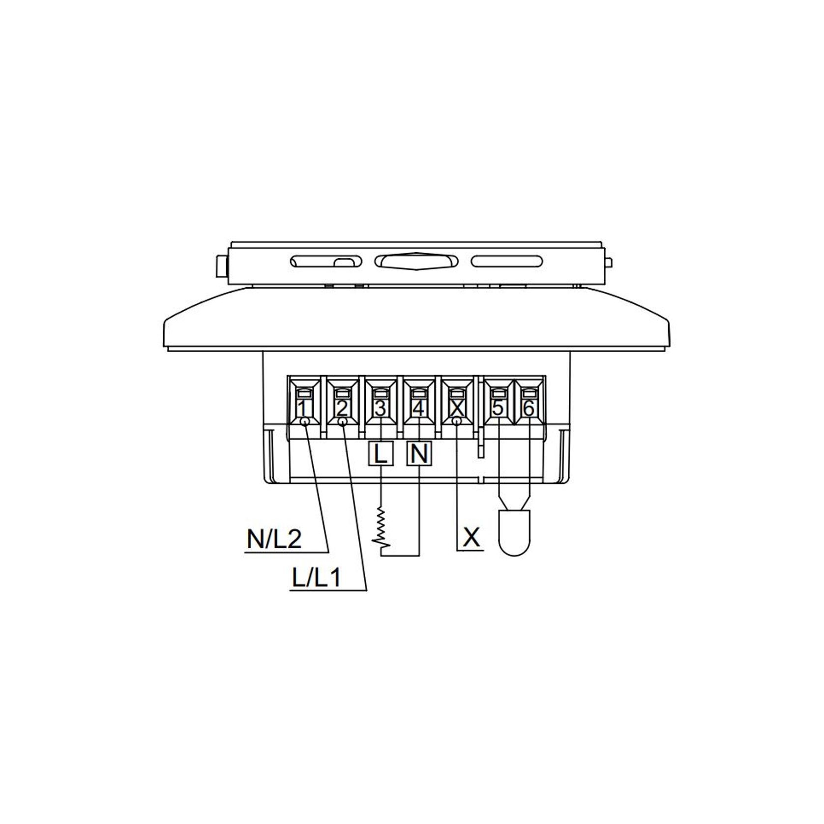 MWD5 WiFi Touch Screen Programmable Thermostat gallery detail image