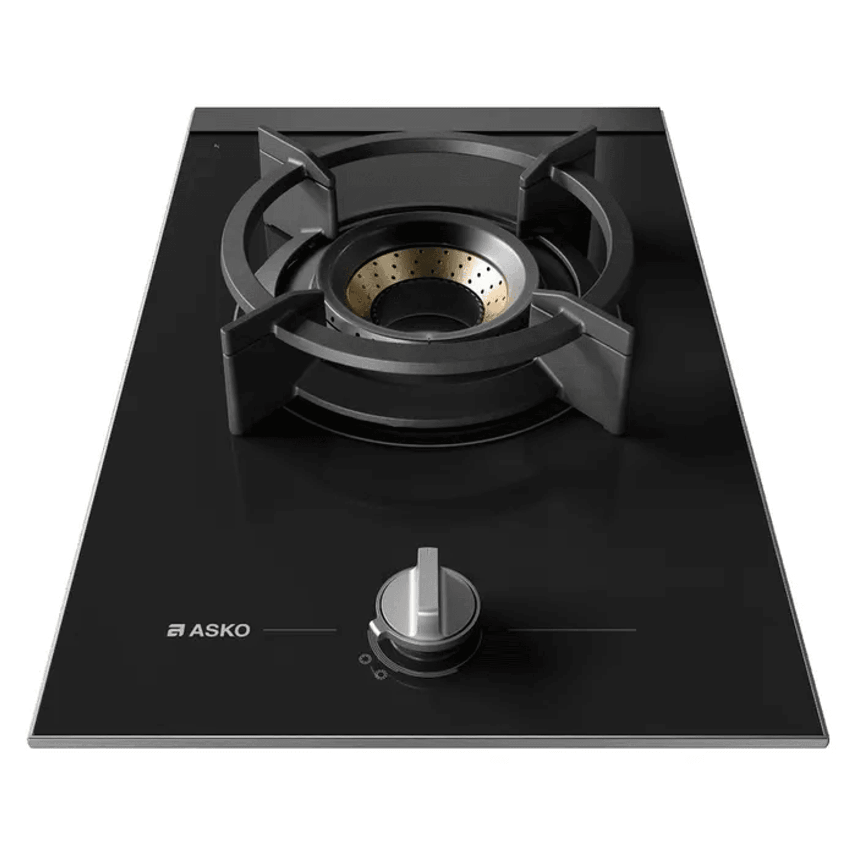 33cm 1 Burner Glass Volcano Gas Cooktop - Black gallery detail image