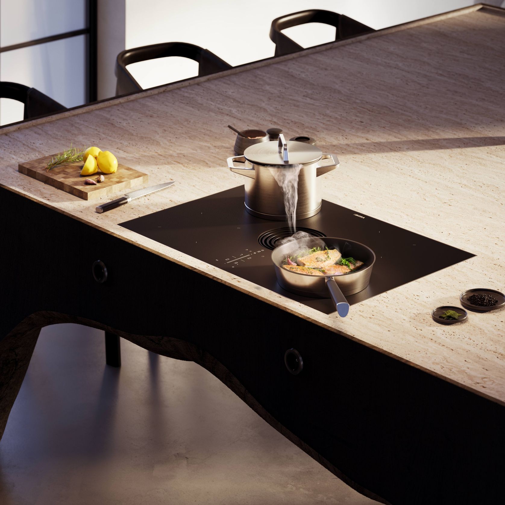 BORA Pure | Cooktop Extractor System | Matte & Shiny gallery detail image