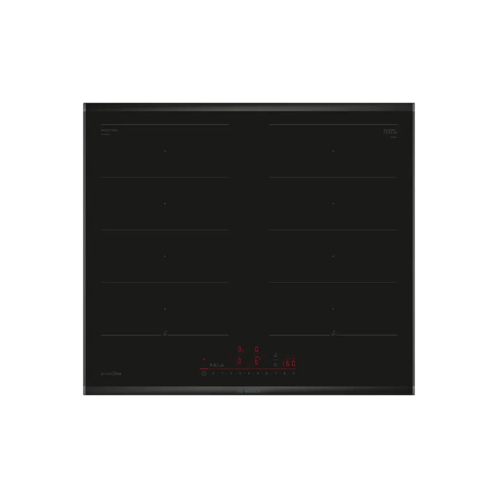 60cm Series 6 Flex Induction Cooktop - Black gallery detail image