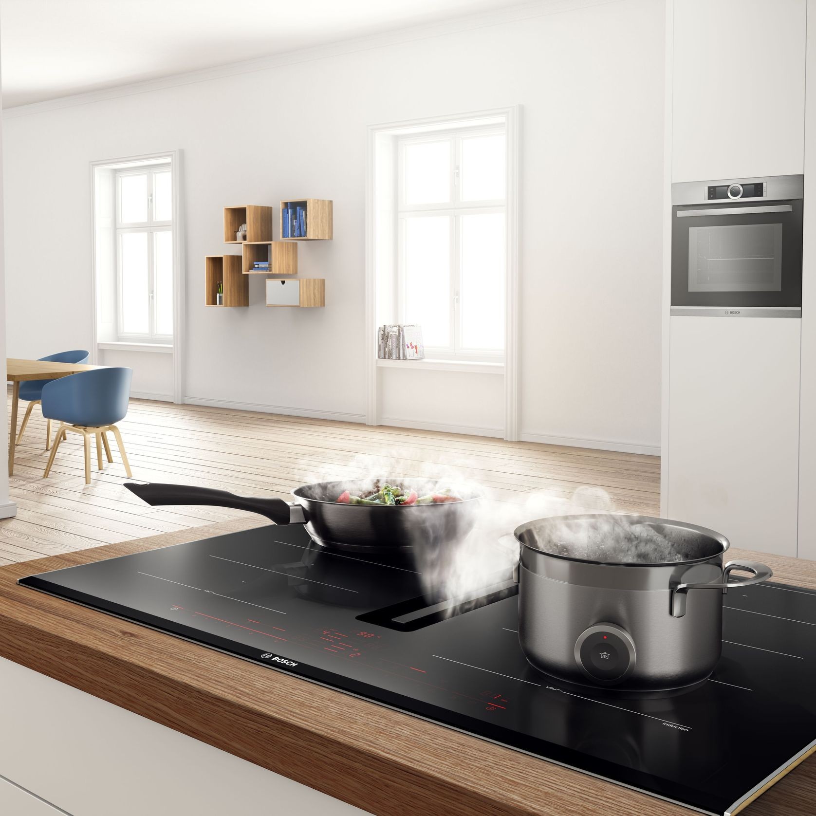 Bosch Serie 8 Induction Cooktop 80cm With Ventilation ArchiPro NZ