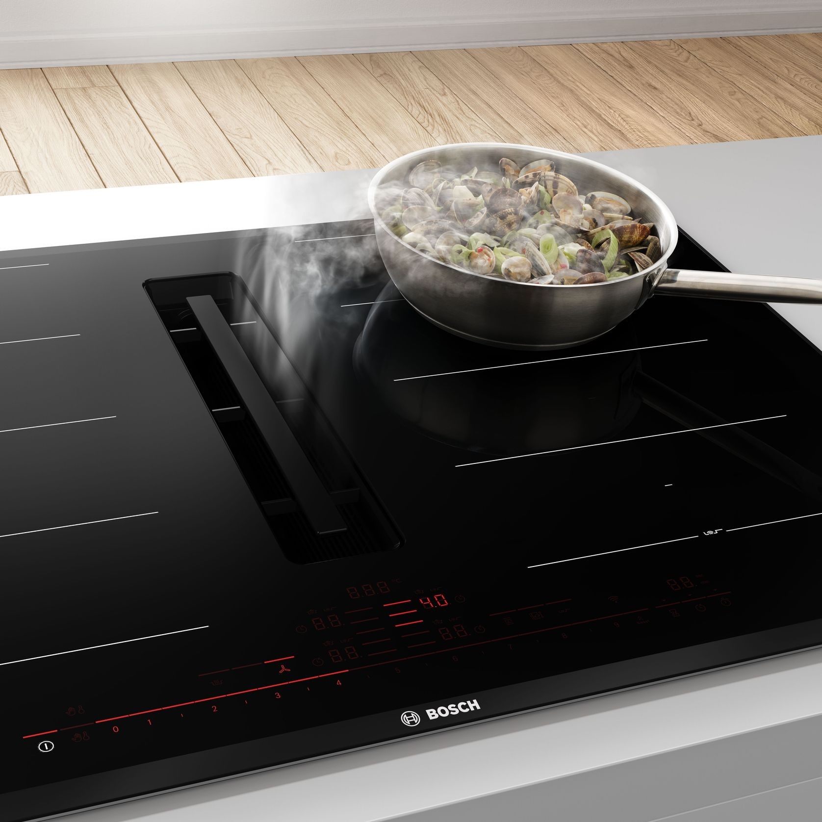 Bosch Serie 8 Induction Cooktop 80cm With Ventilation ArchiPro NZ