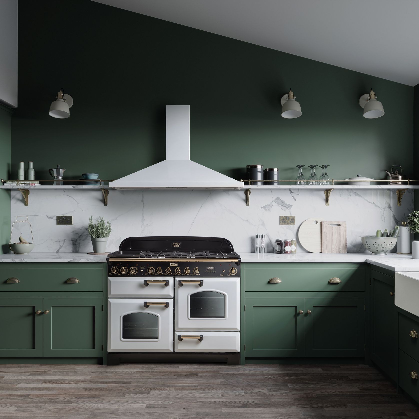 Falcon Classic Deluxe 110cm Dual Fuel Range Cooker gallery detail image
