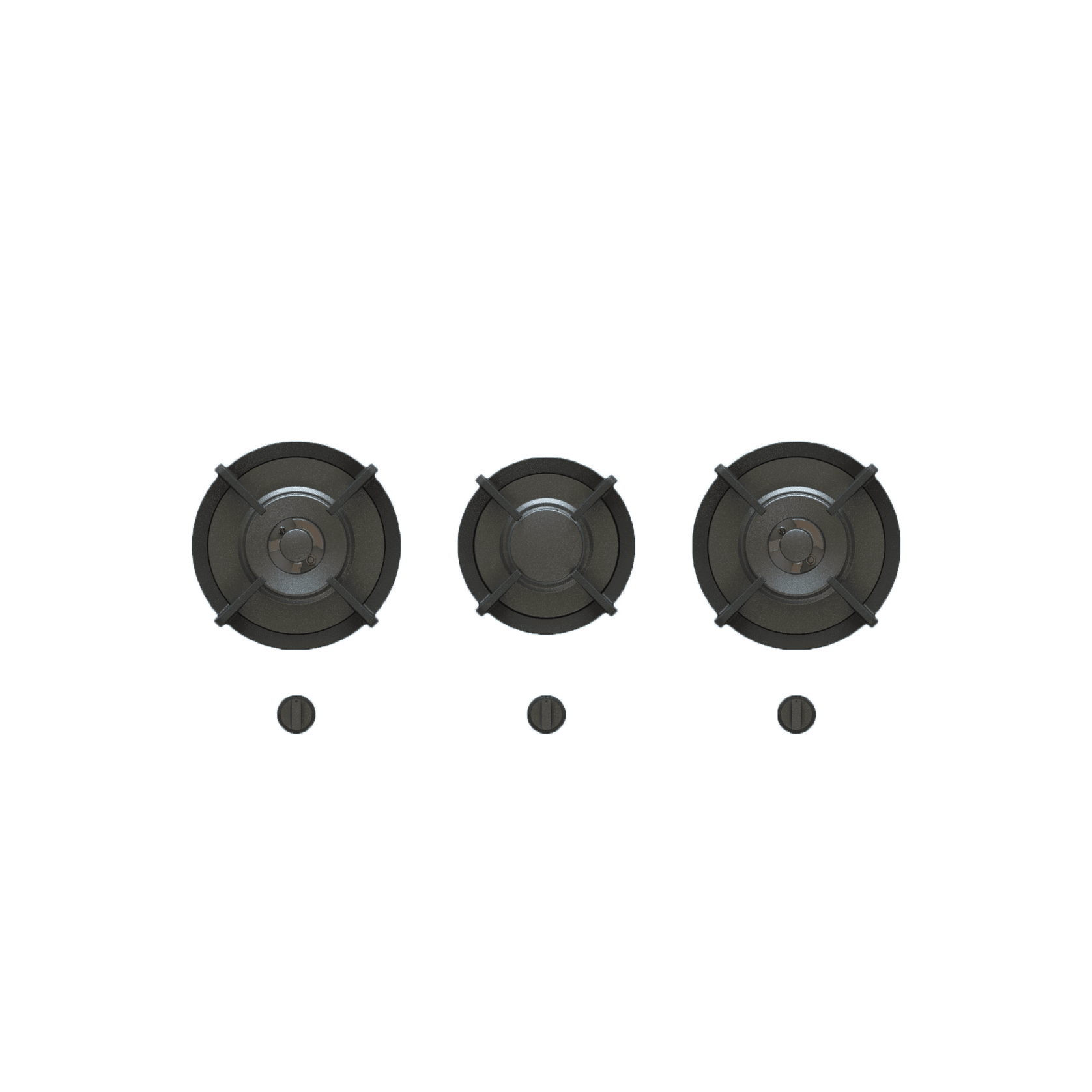 PITT | CUSIN 3 burner gas hob gallery detail image