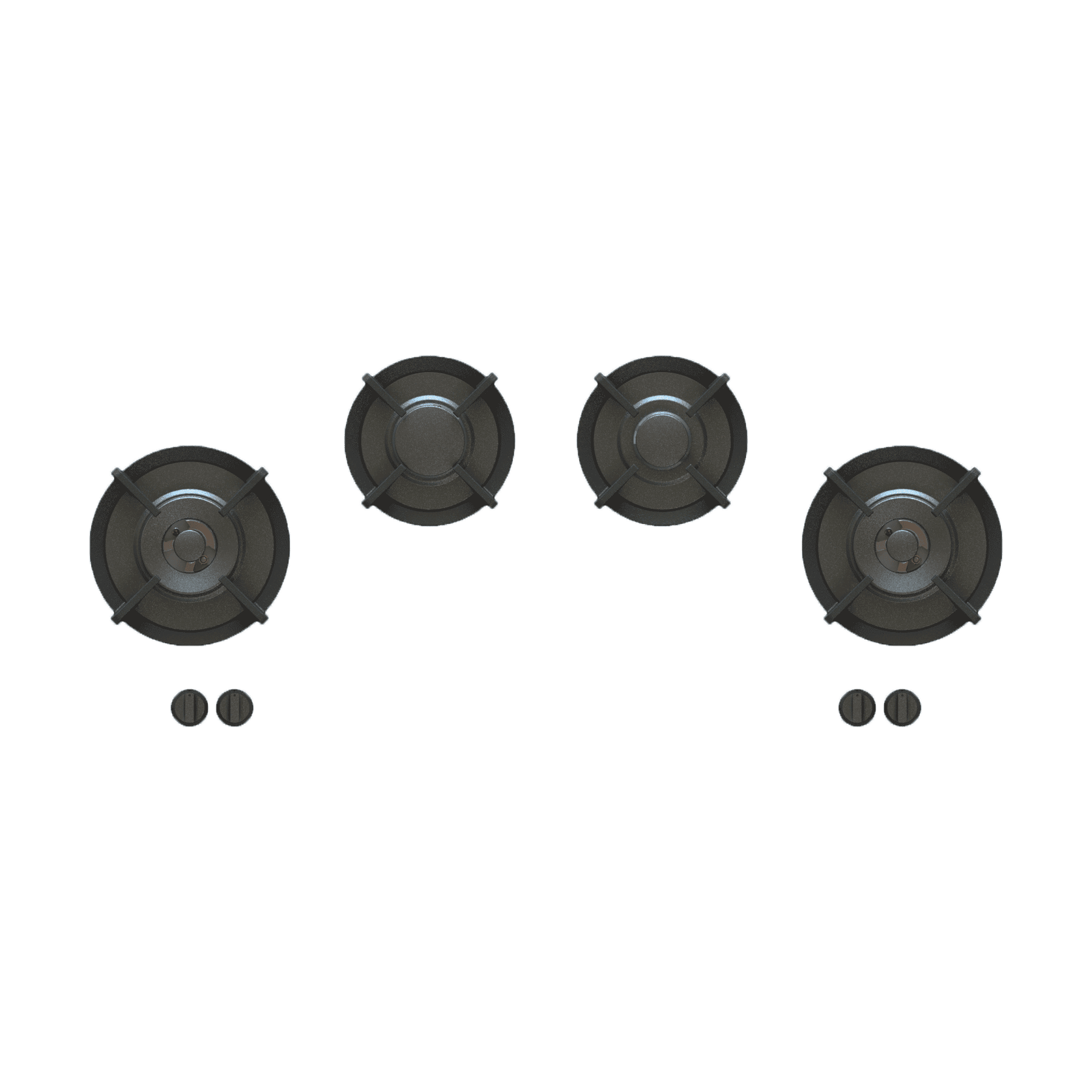 PITT | DRUM 4 burner gas hob gallery detail image
