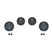 PITT | DRUM 4 burner gas hob gallery detail image