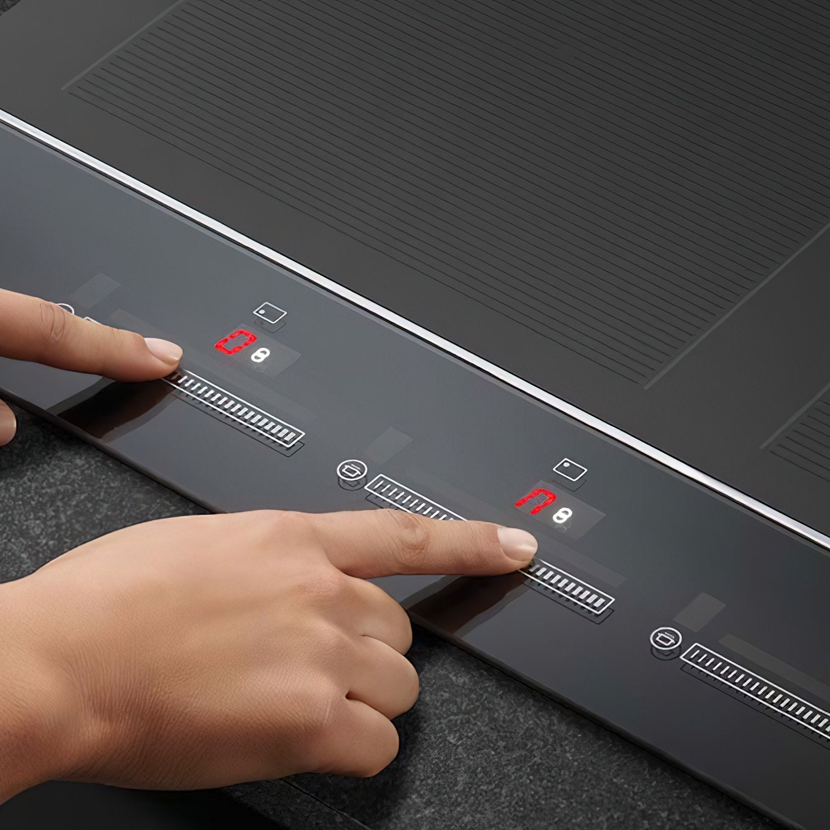 F&P Induction Cooktop, 90cm, 5 Zones W/ SmartZone gallery detail image