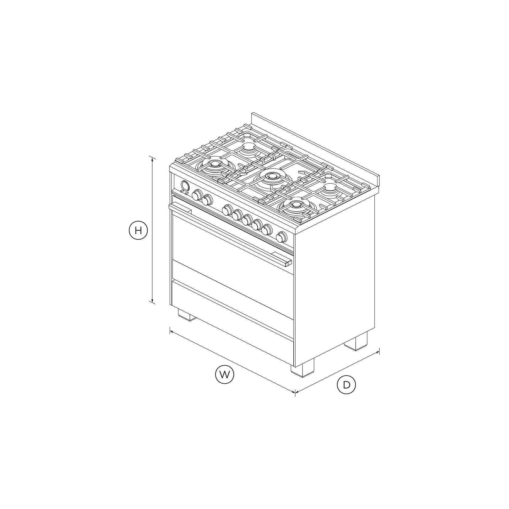 Freestanding Cooker, Dual Fuel, 90cm, Self-cleaning gallery detail image