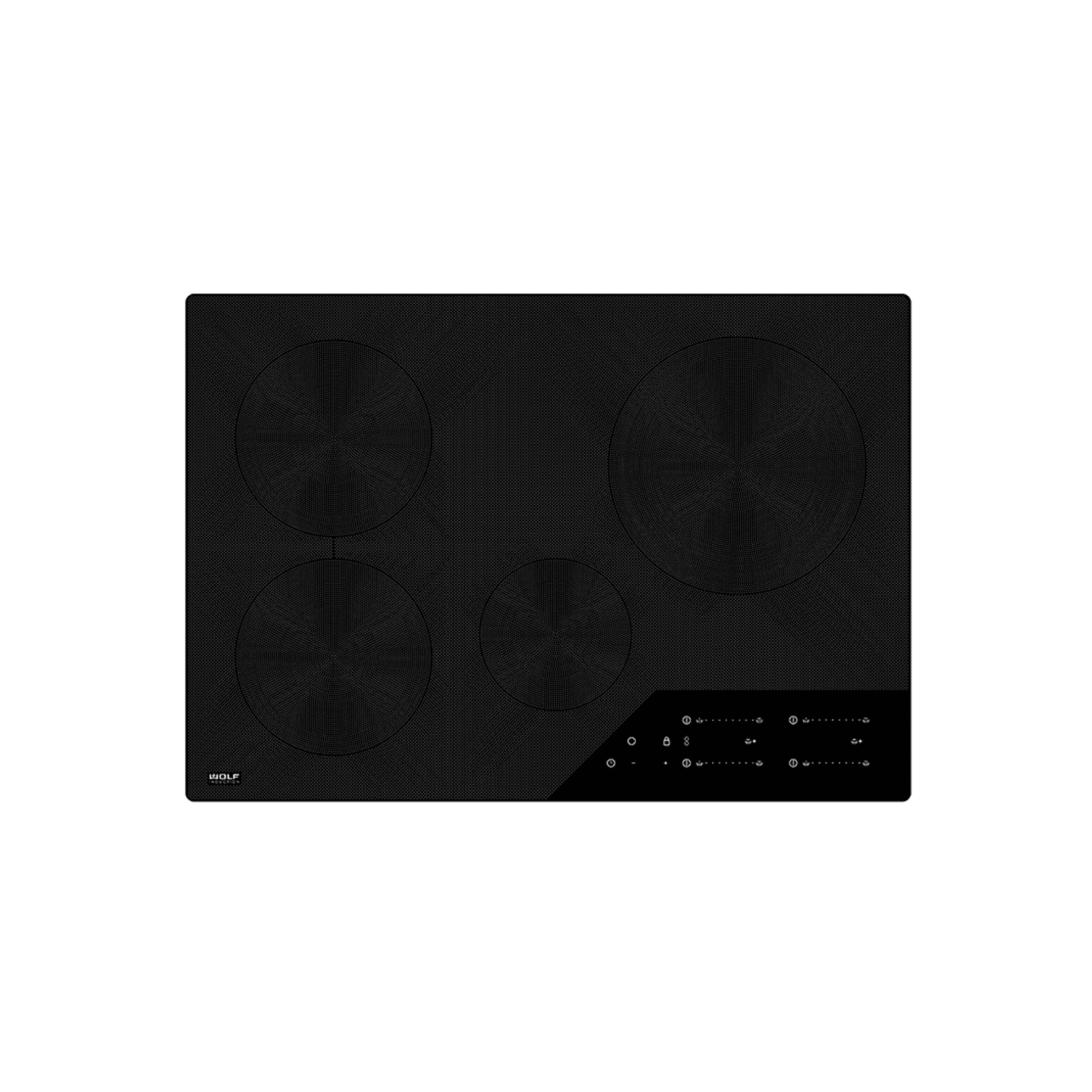 Wolf Contemporary Induction Cooktop 76cm ICBCI30460CB gallery detail image