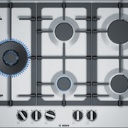 BOSCH | Series 8 Gas Cooktop 75 cm Stainless Steel gallery detail image
